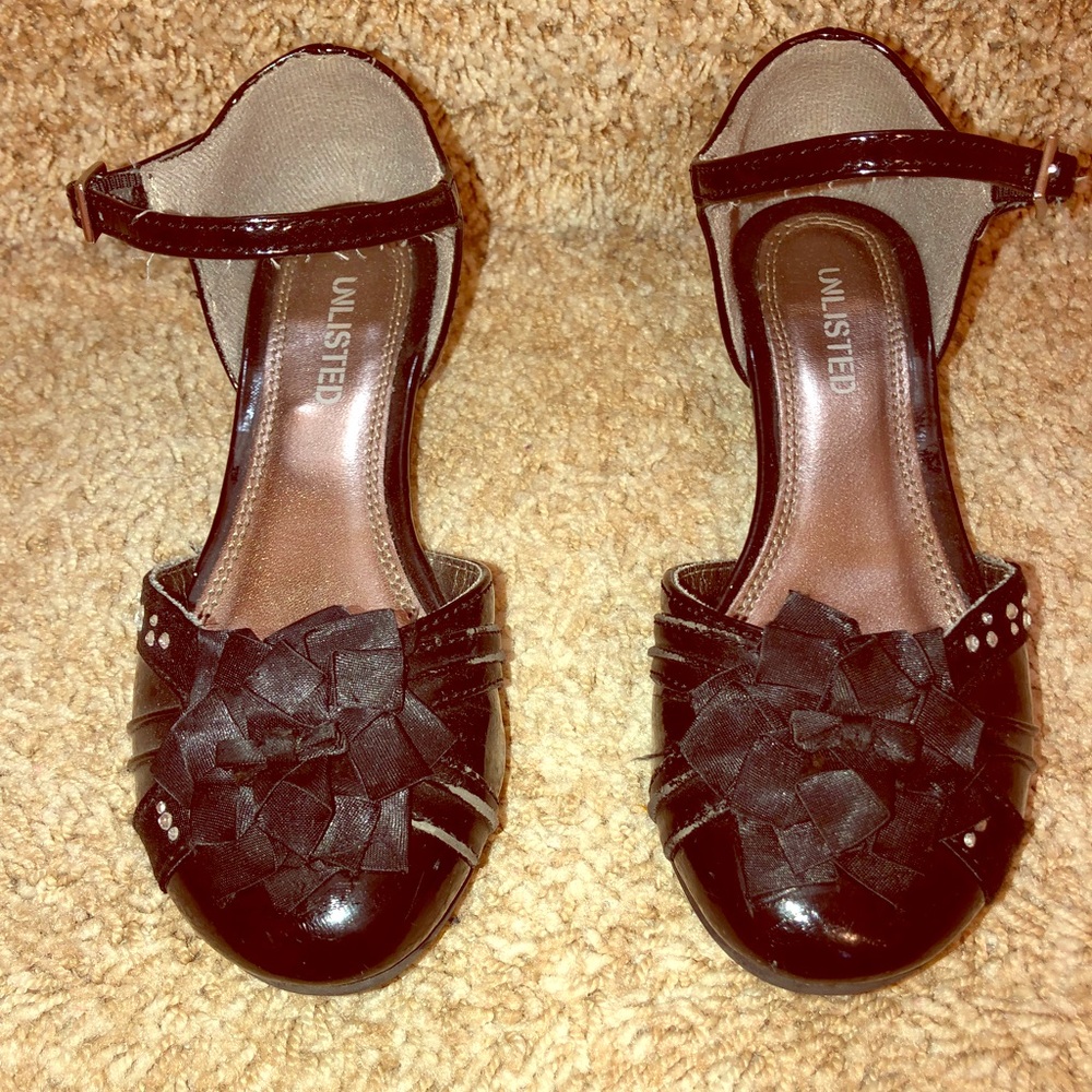 Girls party Shoes Size 13 black